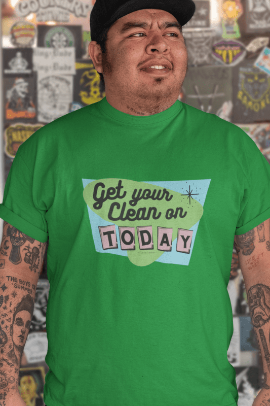 Get Your Clean On Savvy Cleaner Funny Cleaning Shirts Comfort T-Shirt