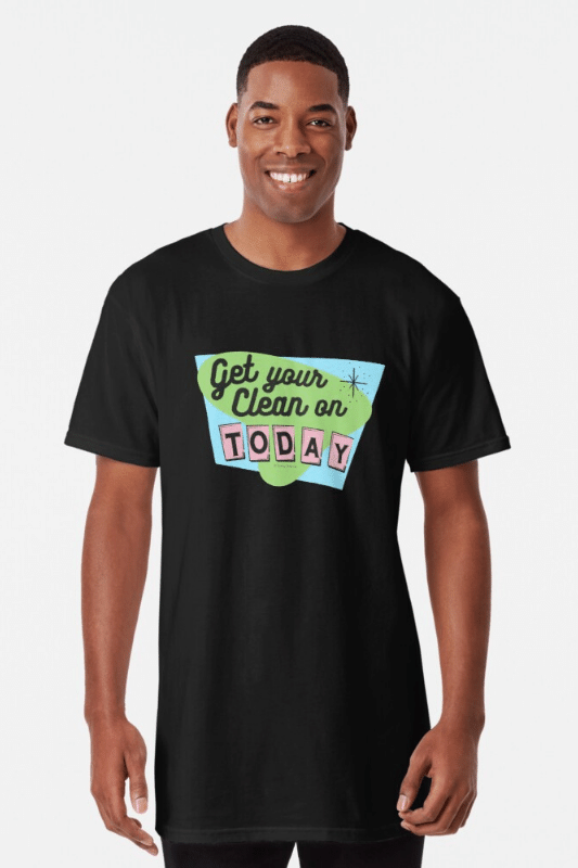 Get Your Clean On Savvy Cleaner Funny Cleaning Shirts Long Tee