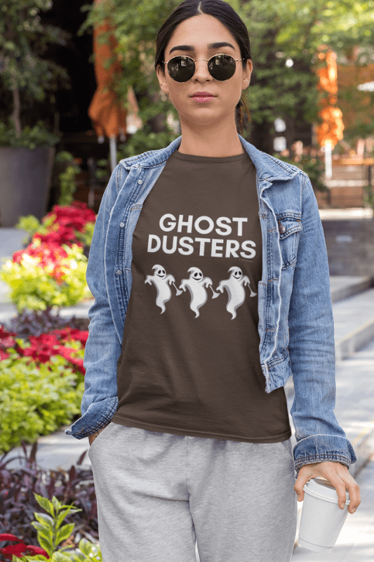Ghost Dusters, Savvy Cleaner Funny Cleaning Shirts, Women's Standard Tee
