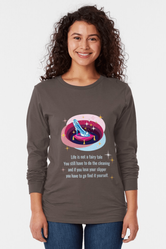 Glass Slipper, Savvy Cleaner Funny Cleaning Shirts, Long Sleeve Shirt