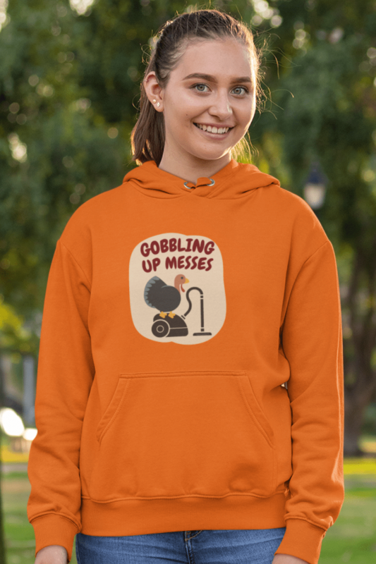 Gobbling Up Messes Savvy Cleaner Funny Cleaning Shirts Classic Pullover Hoodie