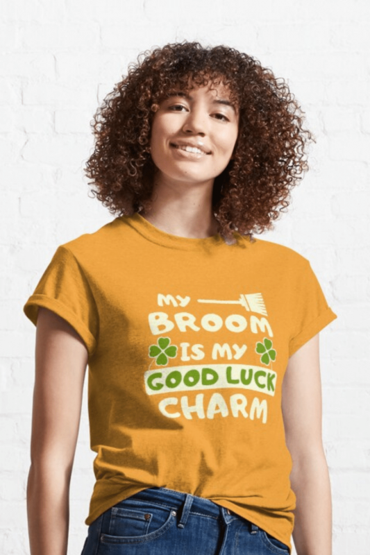 Good Luck Charm Savvy Cleaner Funny Cleaning Shirts Classic T-Shirt