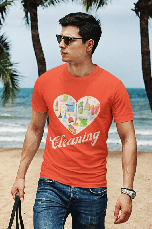 Heart Cleaning, Savvy Cleaner Funny Cleaning Shirts, Comfort T-Shirt