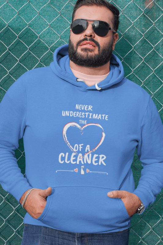 Heart of a Cleaner Savvy Cleaner Funny Cleaning Shirts Classic Pullover Hoodie