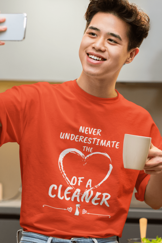 Heart of a Cleaner Savvy Cleaner Funny Cleaning Shirts Comfort T-Shirt