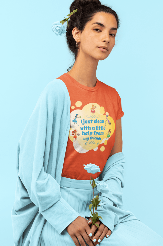 Help from My Friends Savvy Cleaner Funny Cleaning Shirts Standard T-Shirt