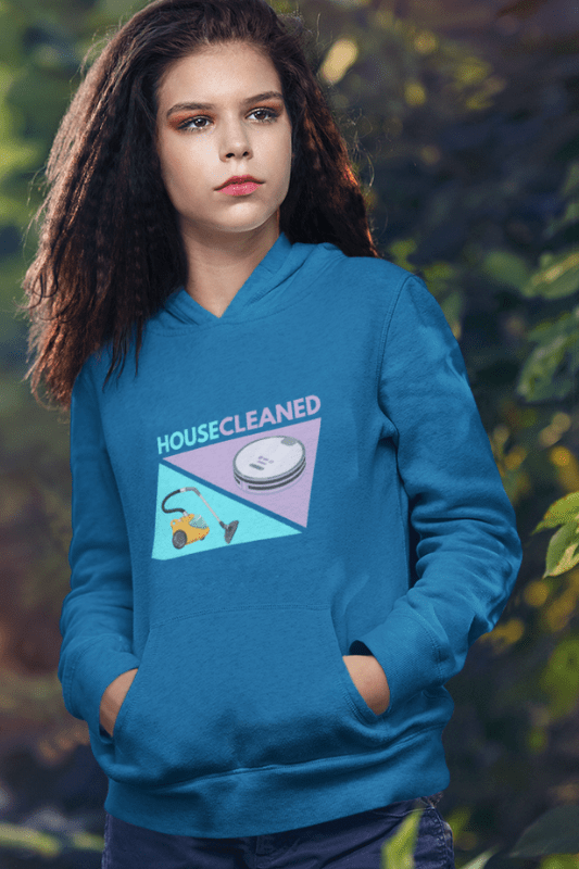 House Cleaned Vacuum Competition Savvy Cleaner Pullover Hoodie
