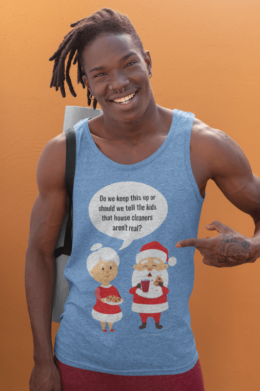 House Cleaners Aren't Real, Savvy Cleaner Funny Cleaning Shirts tank top