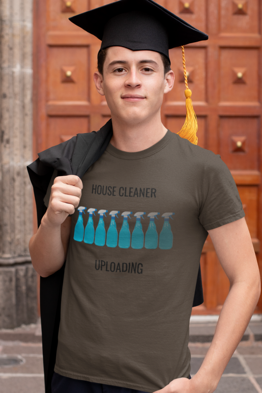 House Cleaning Uploading Savvy Cleaner Funny Cleaning Shirts Standard Tee