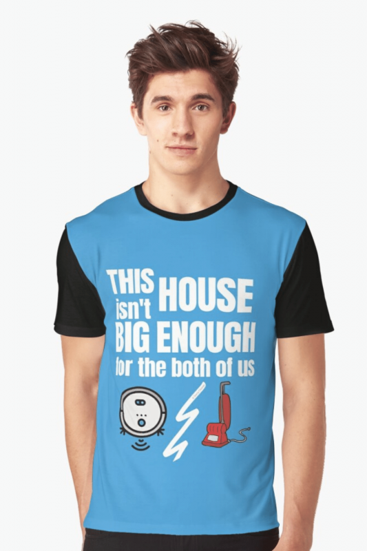 House Isn't Big Enough Savvy Cleaner Funny Cleaning Shirts Graphic Tee