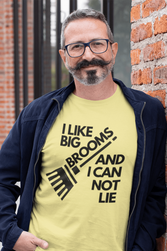 I Like Big Brooms Savvy Cleaner Funny Cleaning Shirts Premium T-Shirt