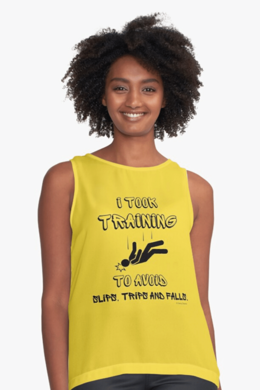 I Took Training Savvy Cleaner Funny Cleaning Shirts Sleeveless Top