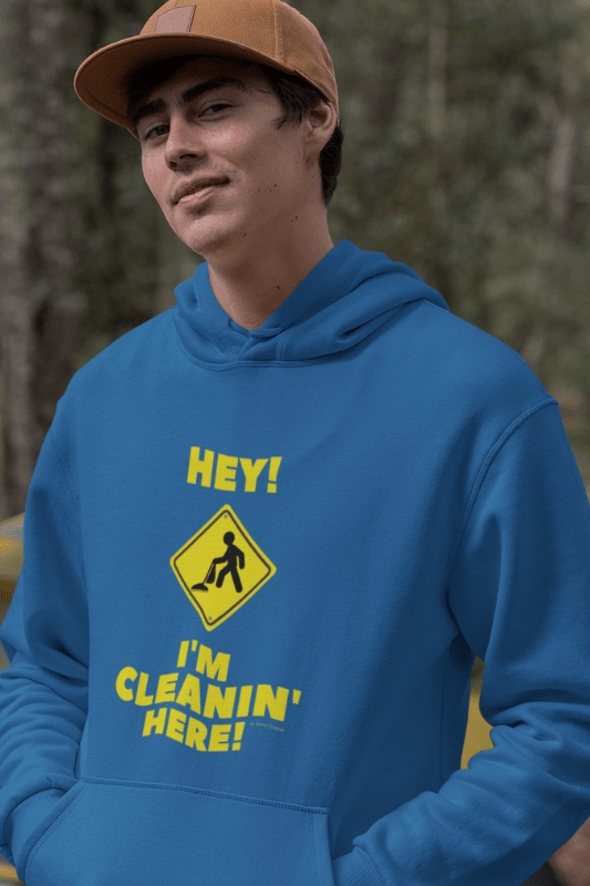 I'm Cleanin Here, Savvy Cleaner Funny Cleaning Shirts, Premium Pullover Hoodie