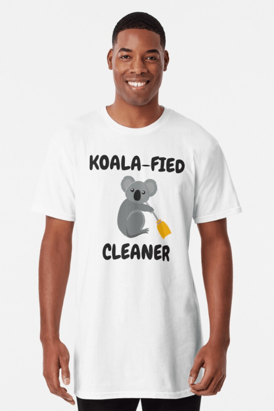 Koalafied Cleaner Savvy Cleaner Funny Cleaning Shirts Long Tee