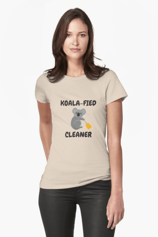 Koalafied Cleaner Savvy Cleaner Funny Cleaning Shirts Slouch Tee