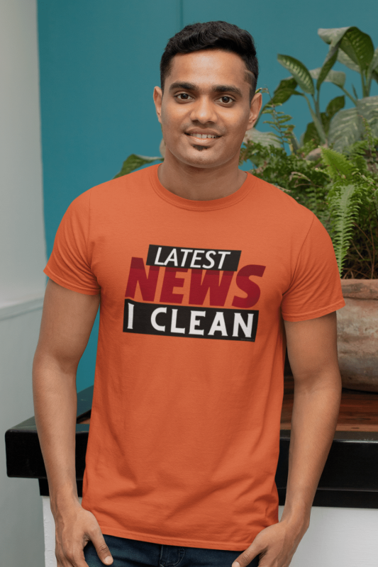 Latest News Savvy Cleaner Funny Cleaning Shirts Men's Standard T-Shirt