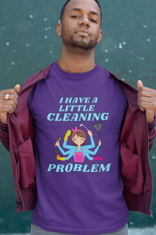 Little Cleaning Problem Savvy Cleaner Funny Cleaning Shirts Women's Premium T-Shirt