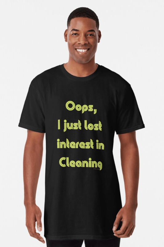Lost Interest in Cleaning Savvy Cleaner Funny Cleaning Shirts Classic Long Tee