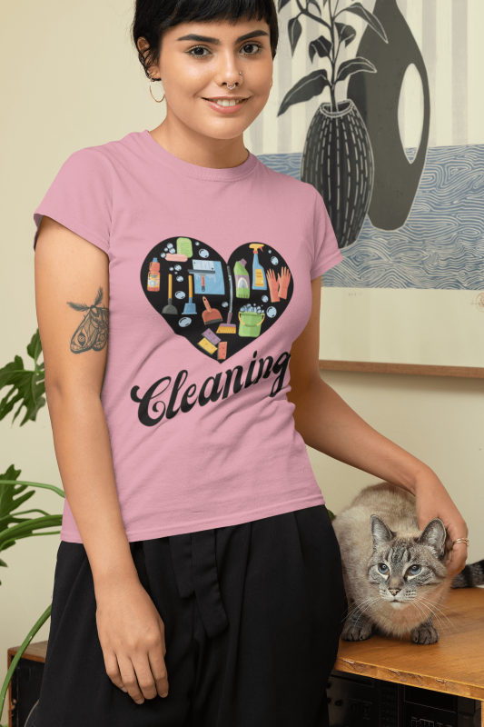 Love Cleaning Savvy Cleaner Funny Cleaning Shirts Standard Tee