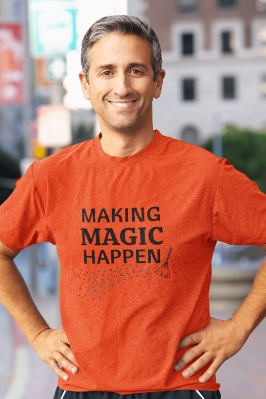 Making Magic Happen Savvy Cleaner Funny Cleaning Shirts Men's Standard T-Shirt