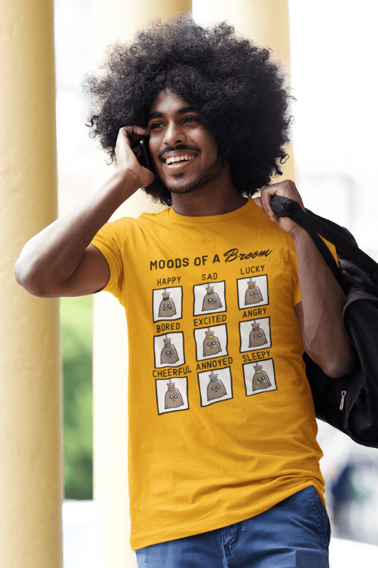 Moods of a Broom, Savvy Cleaner Funny Cleaning Shirts, Premium T-Shirt