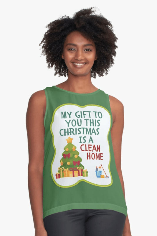 My Gift to You This Christmas Savvy Cleaner Funny Cleaning Shirts Sleeveless Top