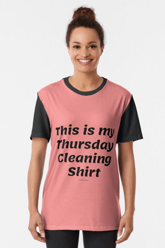 My Thursday Cleaning Shirt, Savvy Cleaner Funny Cleaning Shirts, Graphic shirt