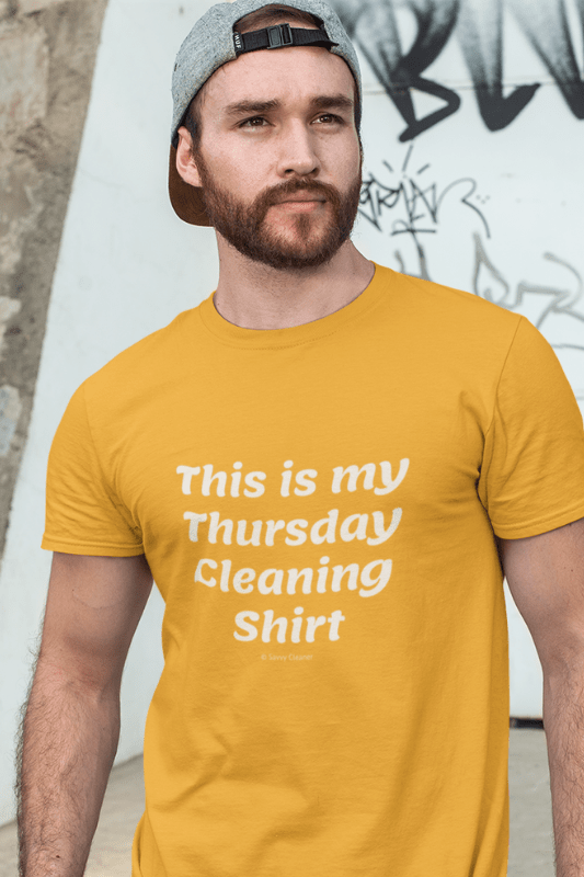 My Thursday Cleaning Shirt, Savvy Cleaner Funny Cleaning Shirts, Premium T-Shirt