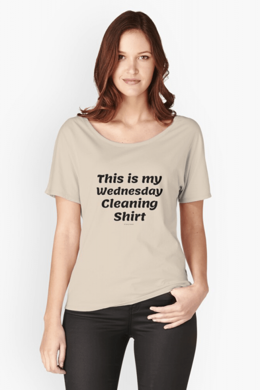 My Wednesday Cleaning Shirt, Savvy Cleaner Funny Cleaning Shirts, Relaxed Fit Shirt