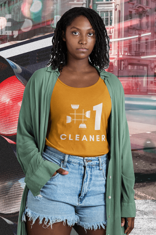 No 1 Cleaner, Savvy Cleaner Funny Cleaning Shirts, Classic Tank Too