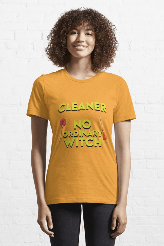 No Ordinary Witch Savvy Cleaner Funny Cleaning Shirts Classic Tee