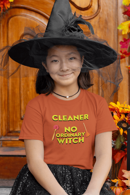 No Ordinary Witch, Savvy Cleaner Funny Cleaning Shirts, Kids Premium T-Shirt
