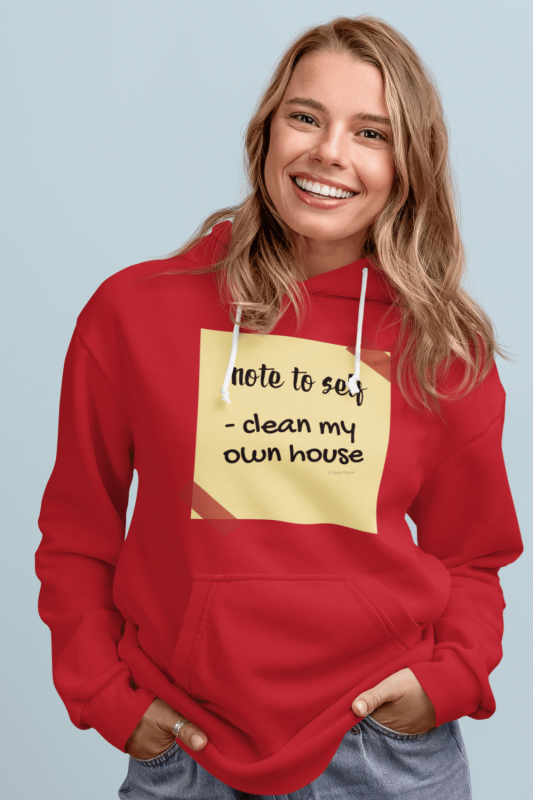Note to Self Savvy Cleaner Funny Cleaning Shirts Classic Pullover Hoodie