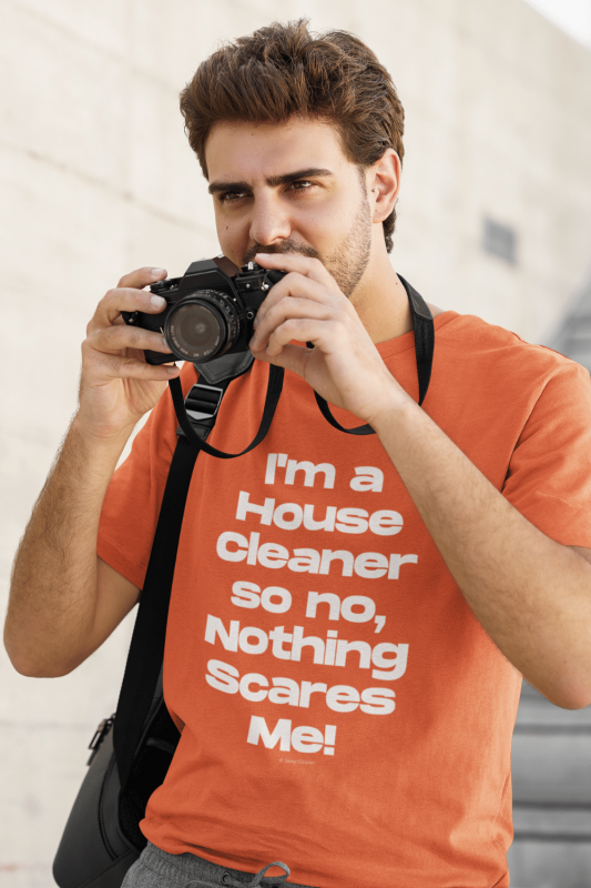 Nothing Scares Me Savvy Cleaner Funny Cleaning Shirts Men's Standard Tee