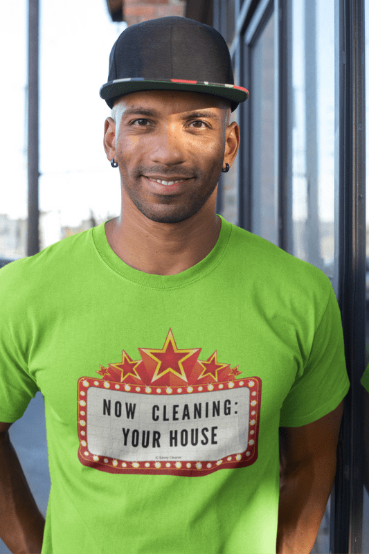 Now Cleaning Your House Savvy Cleaner Funny Cleaning Shirts Classic T-Shirt