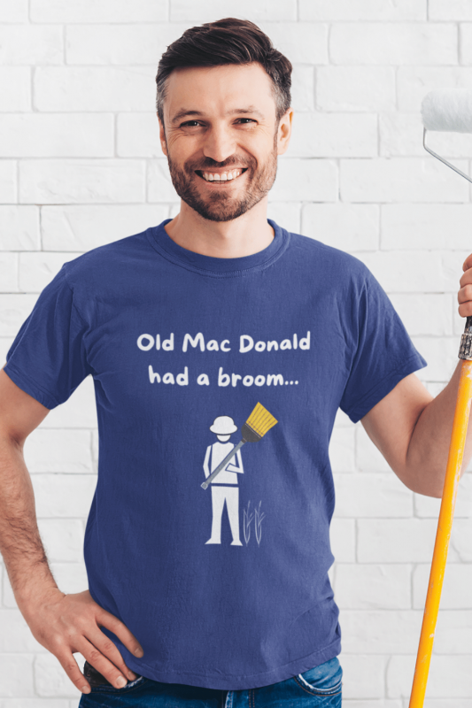 Old Mac Donald Savvy Cleaner Funny Cleaning Shirts Men's Standard T-Shirt