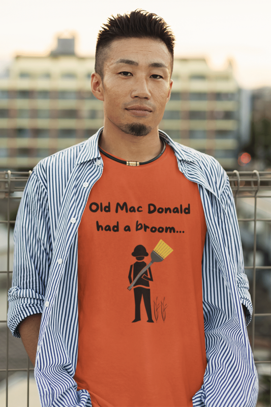 Old Mac Donald Savvy Cleaner Funny Cleaning Shirts Men's Standard Tee