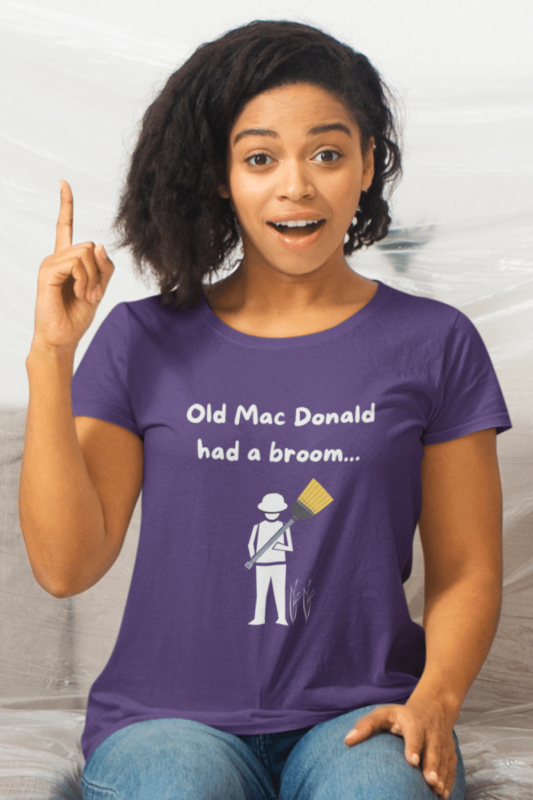 Old Mac Donald Savvy Cleaner Funny Cleaning Shirts Women's Standard T-Shirt