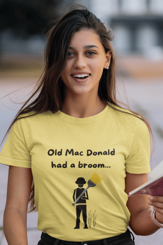 Old Mac Donald Savvy Cleaner Funny Cleaning Shirts Women's Standard Tee