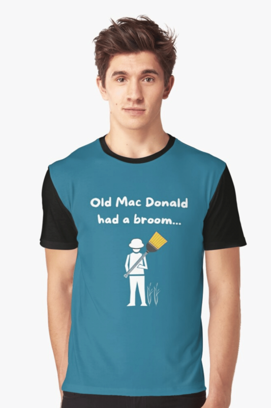 Old Mad Donald Savvy Cleaner Funny Cleaning Shirts Graphic T-Shirt