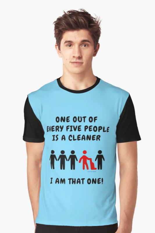 One Out Of Every Five Savvy Cleaner Funny Cleaning Shirts Graphic T-Shirt