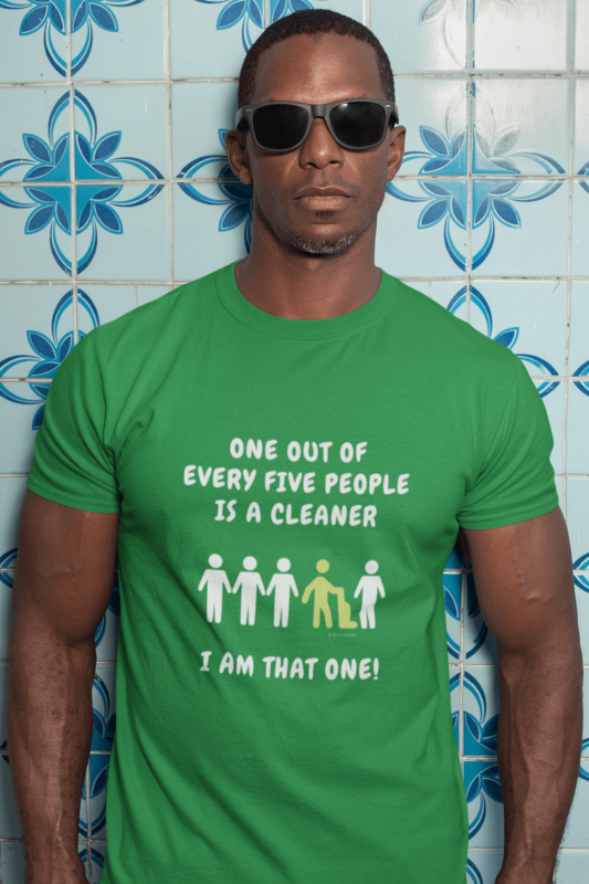 One Out of Every Five Savvy Cleaner Funny Cleaning Shirts Premium T-Shirt