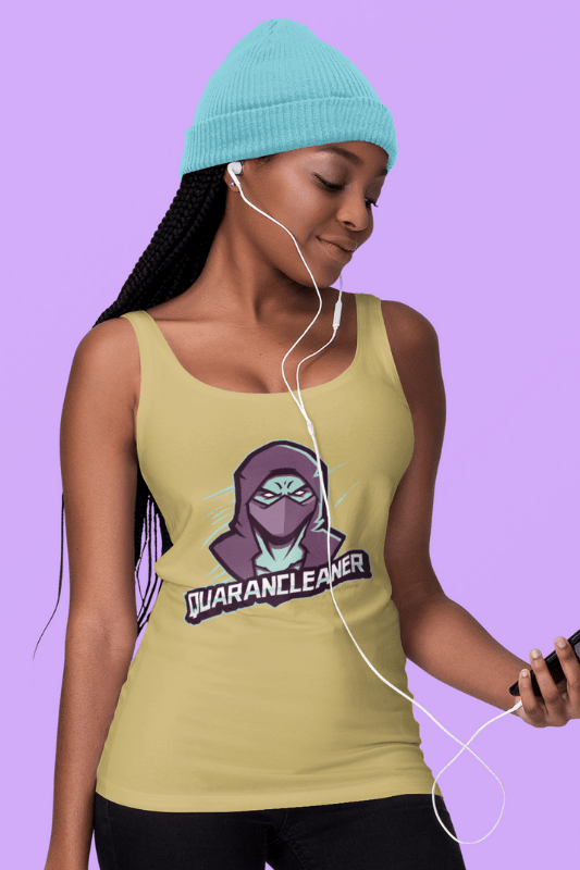 QuaranCleaner, Savvy Cleaner Funny Cleaning Shirts, Tank Top