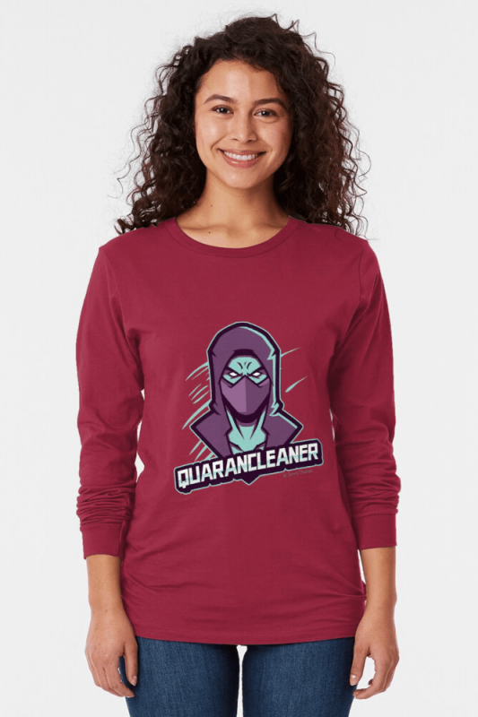 Quarancleaner, Savvy Cleaner Funny Cleaning Shirts, Long sleeved shirt