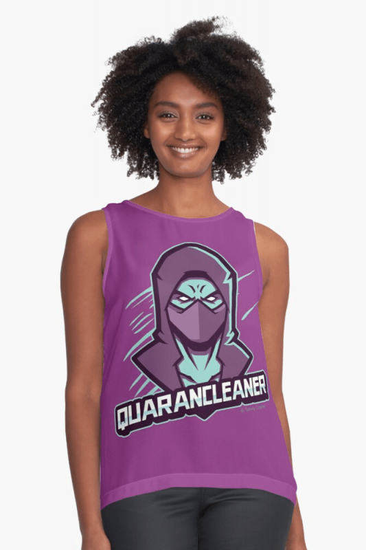 Quarancleaner, Savvy Cleaner Funny Cleaning Shirts, Sleevless shirt