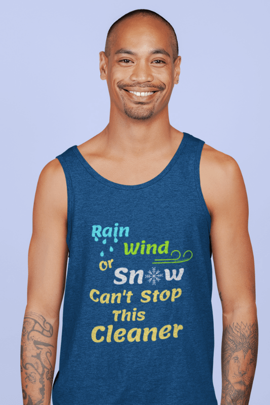 Rain Wind or Snow, Savvy Cleaner, Funny Cleaning Shirts, Classic Tank Top