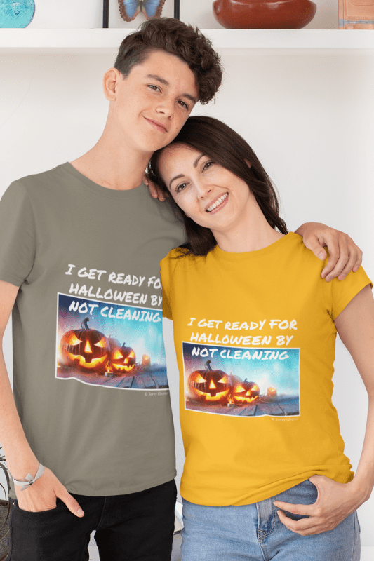 Ready for Halloween, Savvy Cleaner Funny Cleaning Shirts, Comfort Tee