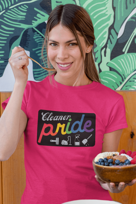 Retro Cleaner Pride Savvy Cleaner Funny Cleaning Shirts Women's Classic T-Shirt