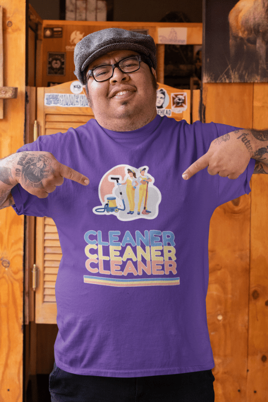 Retro Cleaner Savvy Cleaner Funny Cleaning Shirts Premium T-Shirt