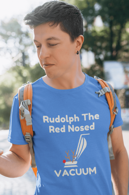 Rudolph the Red Nosed Vacuum, Savvy Cleaner Funny Cleaning Shirts, Triblend T-Shirt